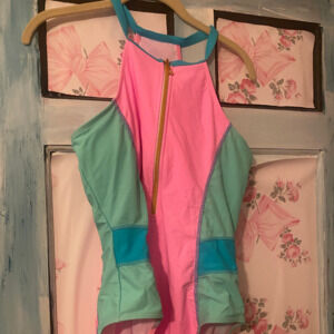 Colorblock large bathing suit new never worn